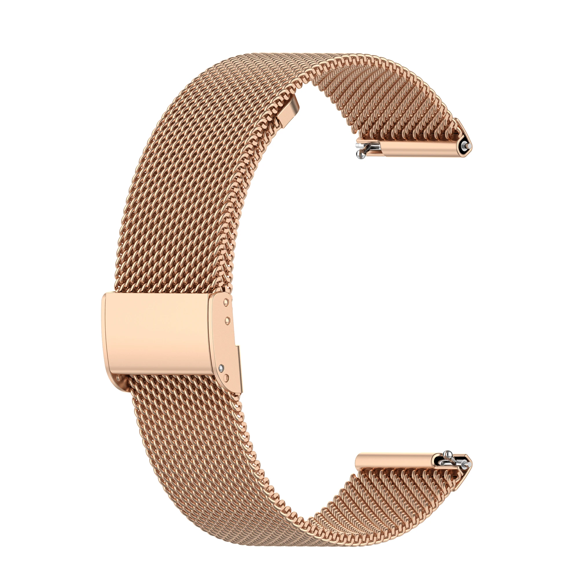 Elegant Milanese Stainless Steel Watch Band, Adjustable 18-22mm Strap