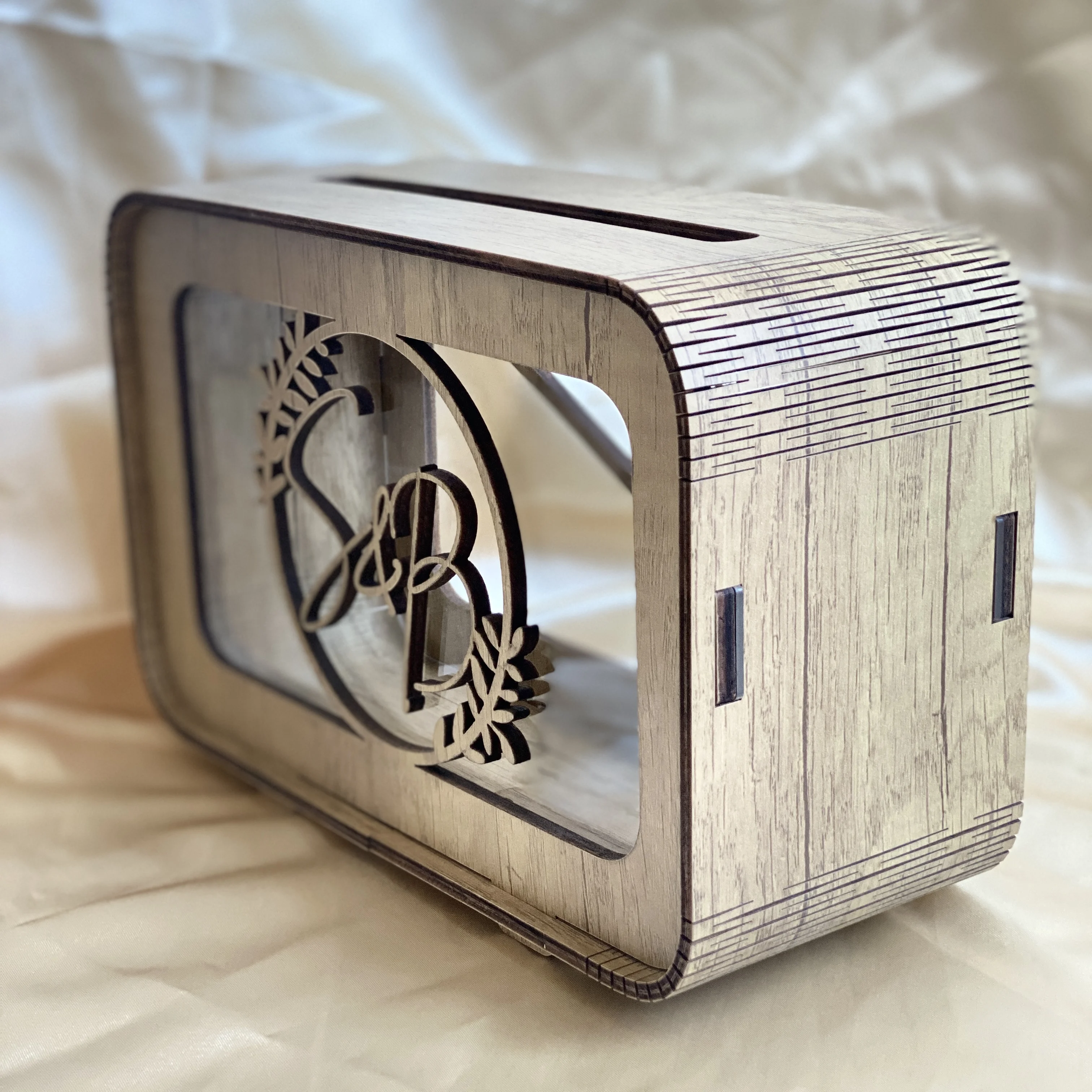 Wooden Wedding Card Box Personalized Wooden Wedding Card Box Envelope Keepsake Box For Guests Money Box For Wedding Gifts Rustic Decor