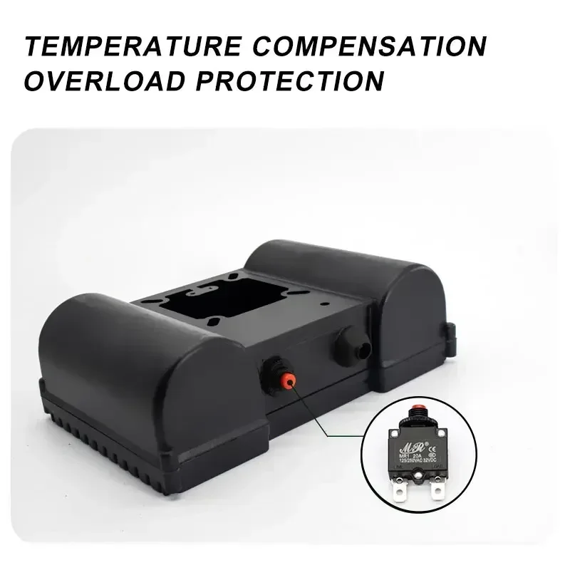 Circuit Breaker Overload Protector Switch with Waterproof Cap, Resettable 3A-30A, 5-Pack 220V