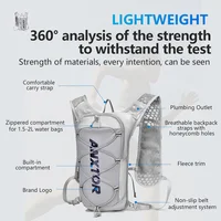 NEWBOLER Outdoor Trail Running 5L Ultralight Backpack Hydration Jogging Vest Men Breathable Marathon Bicycle Bag 2