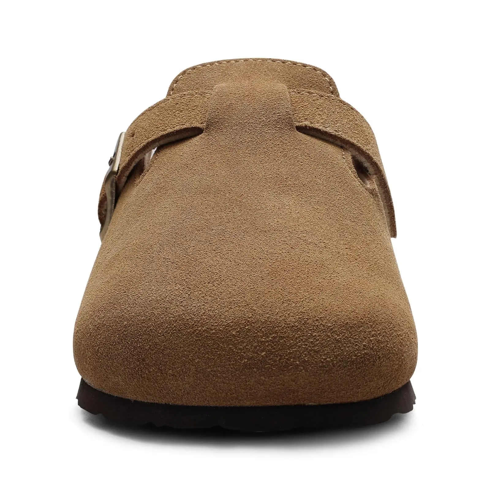 Comwarm Fashion Clogs Slippers For Women Men Cork Mules Soft Suede Clogs Flats Slippers Outdoor Beach Slippers With Arch Support 4