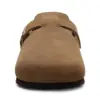 Comwarm Fashion Clogs Slippers For Women Men Cork Mules Soft Suede Clogs Flats Slippers Outdoor Beach Slippers With Arch Support 4