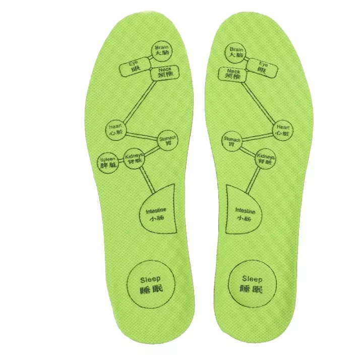 3D Foot Acupressure Insole Men Women Wormwood Soft Breathable Sports Cushion Inserts Shoe Pads, orthopedic insoles,shoe inserts