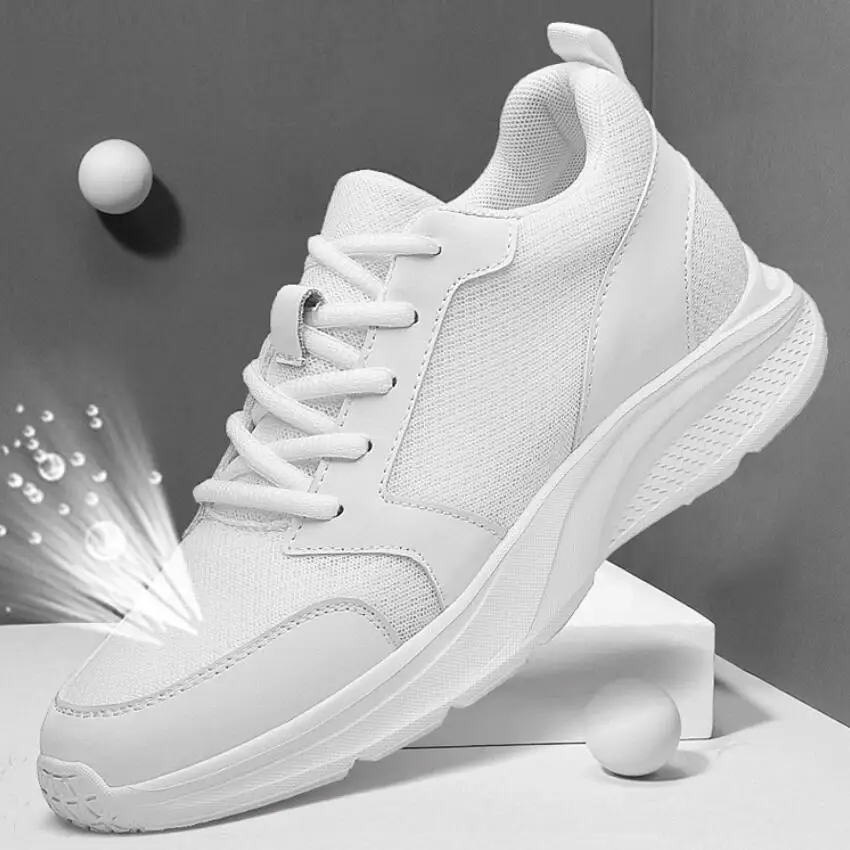 Herren Größere Sneaker 8cm Einlegesohlen Erhöhung Schuhe_voghion.com