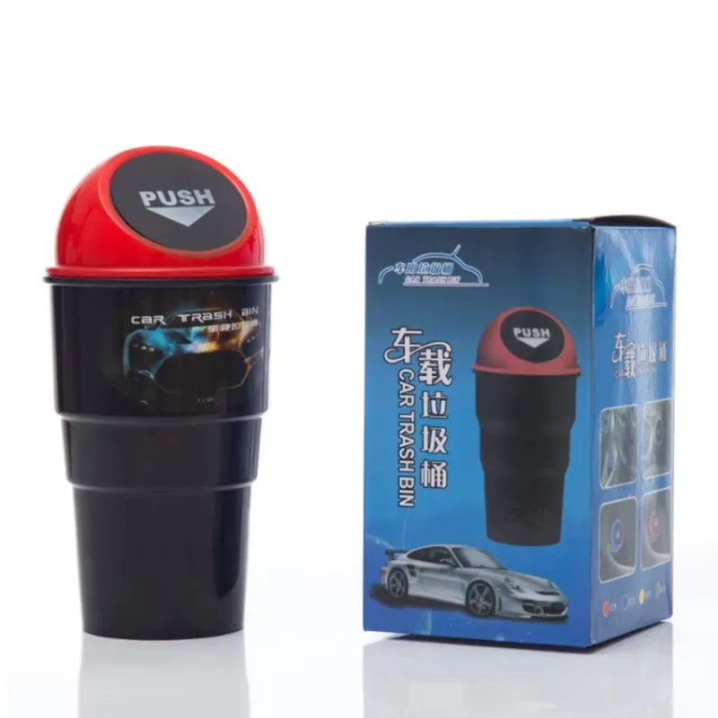 Car Trash Can Car Door Seat Back Garbage Storage Fashion Creative Water Cup Holder Storage Bucket car trash can