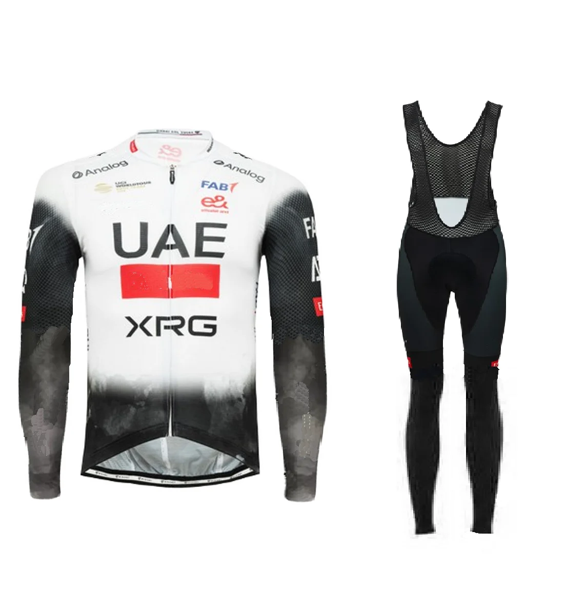 SPRING SUMMER UAE TEAM Cycling Jersey Long Sleeve Bicycle Clothing With Bib PANTS Ropa Ciclismo