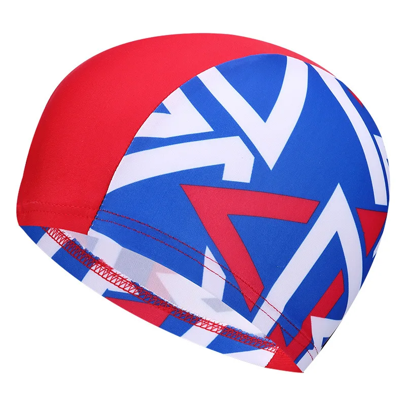 Kids Swim Cap Girls Cartoon Comfortable Cloth Cap Baby Swim Stretch Hat Girls Elementary School Swimming Pool Equipment swimming cap