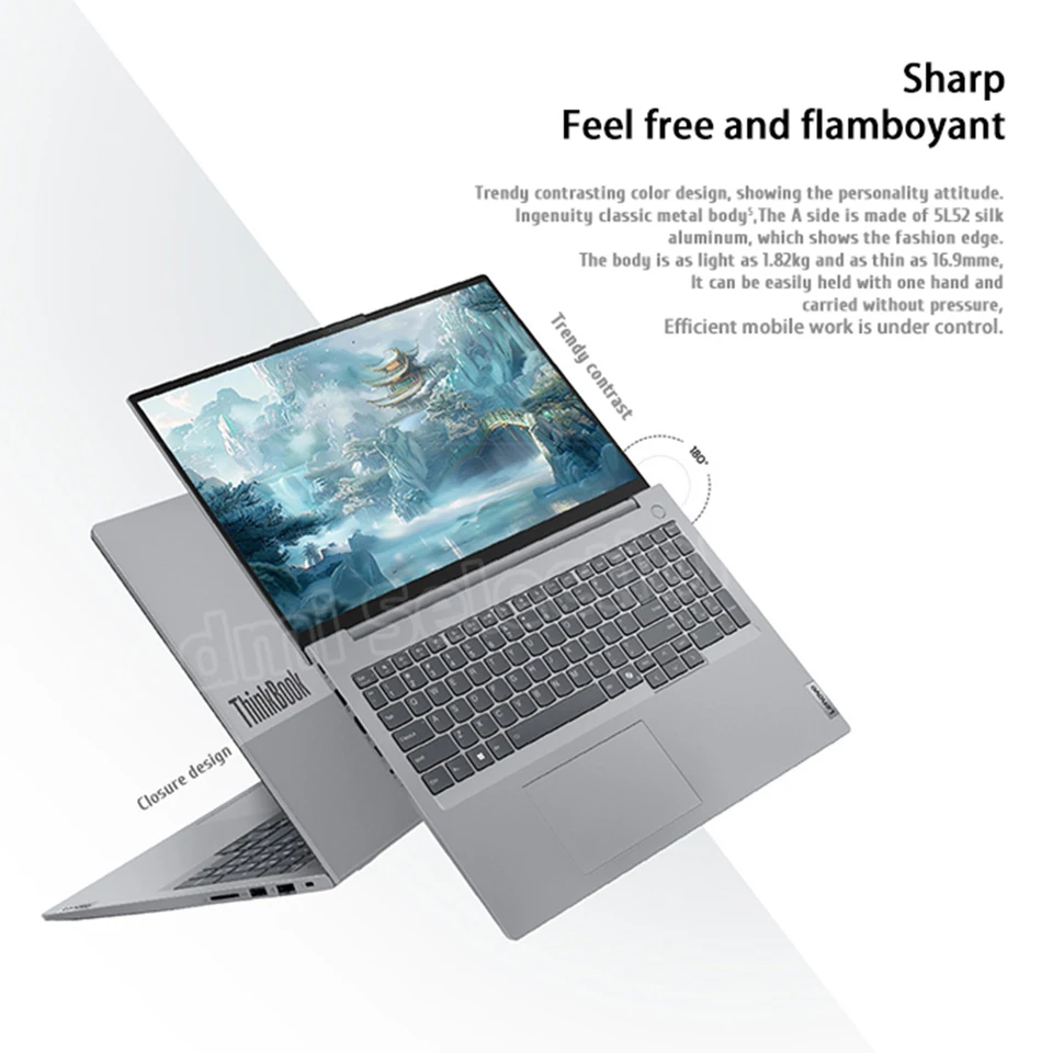 Lenovo ThinkBook 16 Laptop 2024 ADM Ryzen R7 8845H Radeon 780M 16G