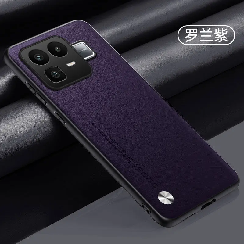 Premium PU Leather Silicone Phone Case with Soft TPU Lens Protection and Shockproof Bumper