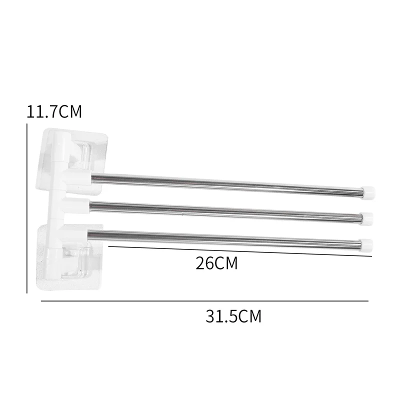 Bathroom Rotation Towel Storage Rack Punch-Free Stainless Steel Organizer Shelf Hanging Wall Shelves Suction Cup Toilet Holder 23 Bathroom Rotation Towel Storage Rack Punch-Free Stainless Steel Organizer Shelf Hanging Wall Shelves Suction Cup Toilet Holder