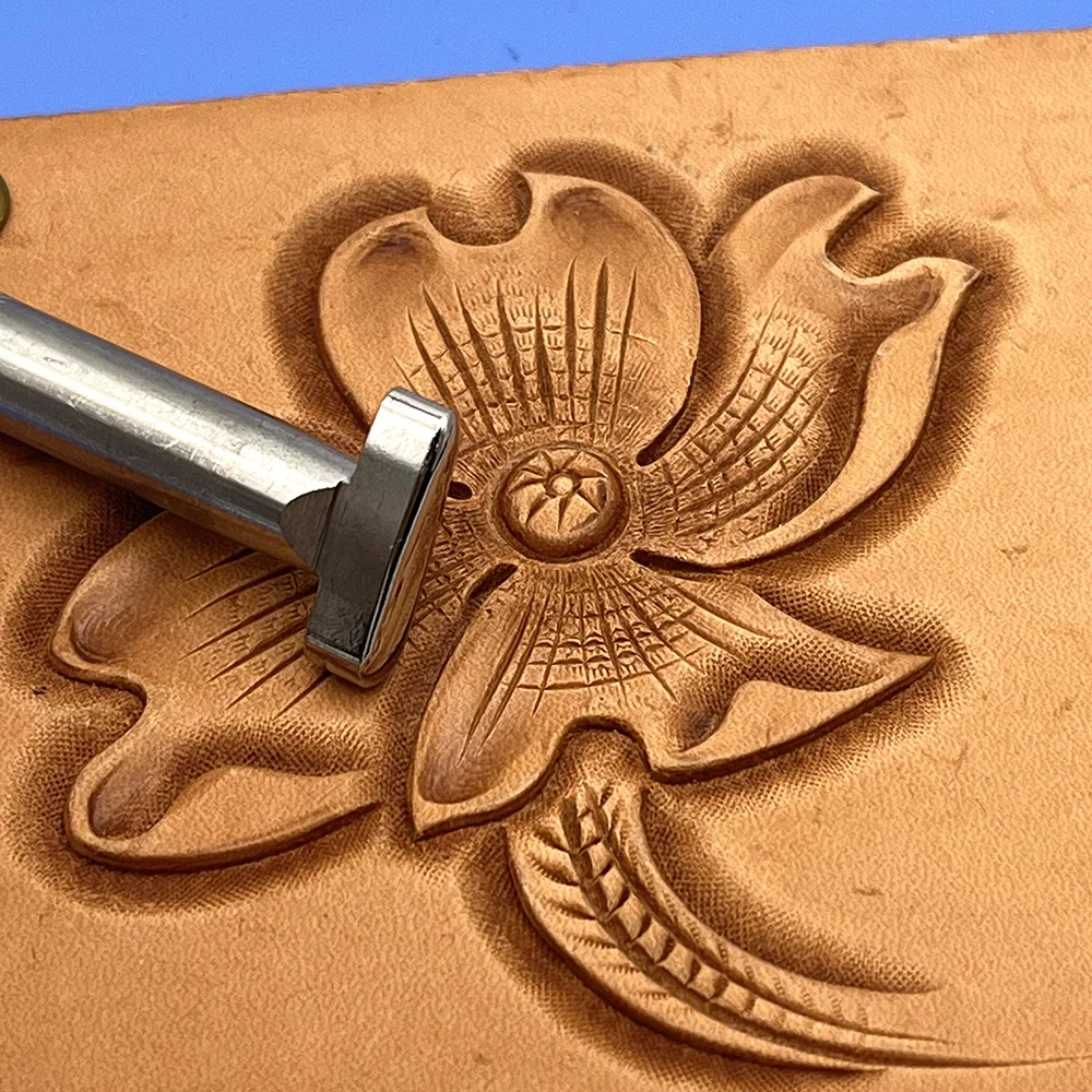 Thumbprint Smooth Pattern P033 Stamps Leather Work Stamping Tool Leather Carving Stamping Stamps Tool Zhongjiang