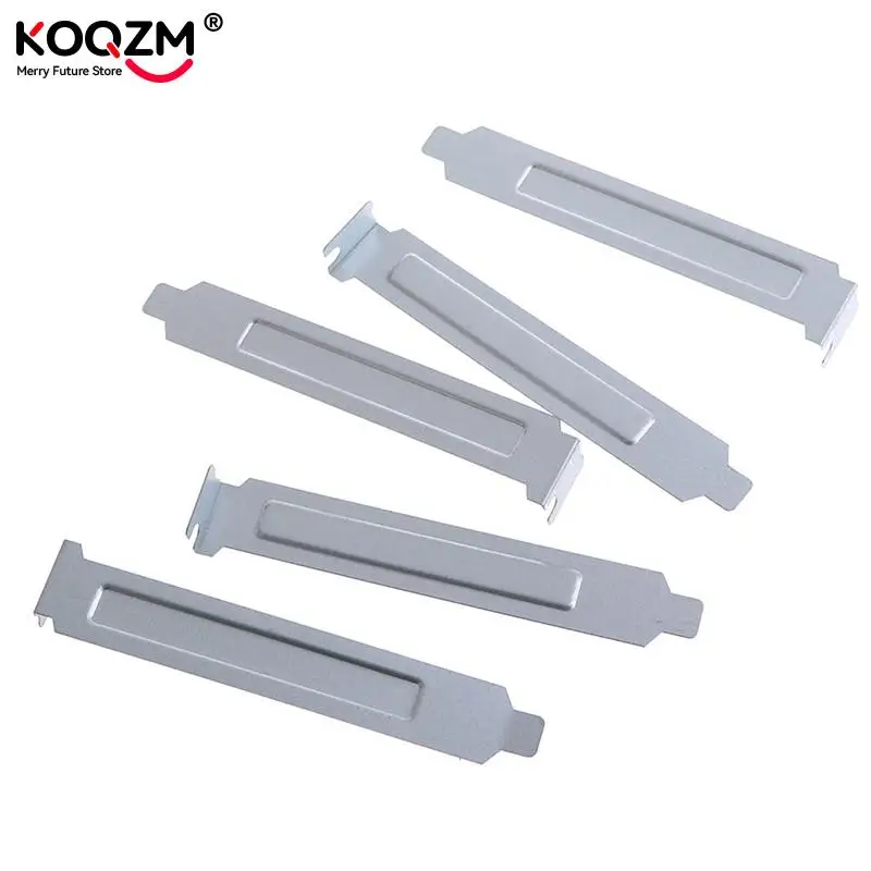 5pcs PCI Slot Covers Bracket w/ Screws Full Profile Expansion Dust Filter Blanking Plate for PCI