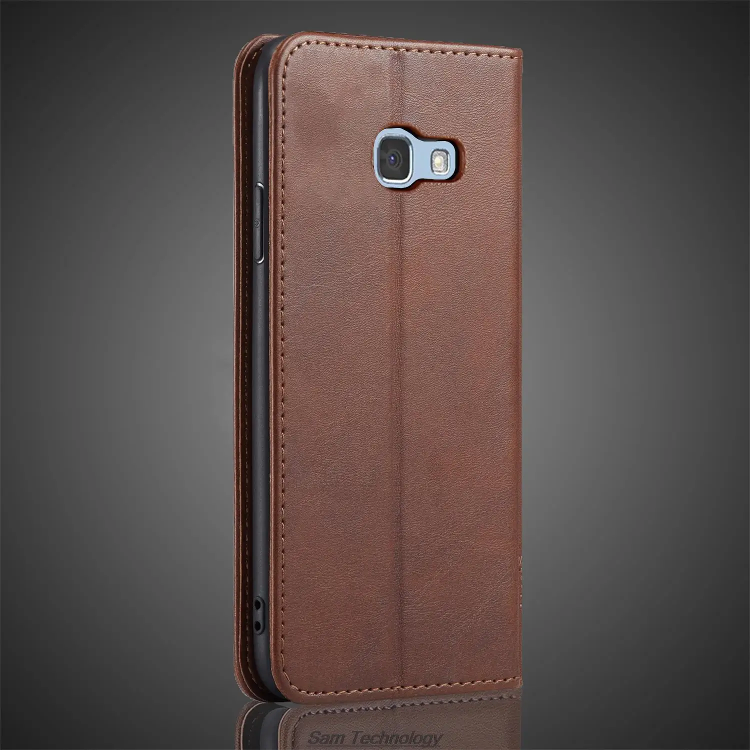 Magnetic attraction Leather Case for Samsung Galaxy A5 2017 A520F A520 Holster Flip Cover Case Wallet Phone Bags Fundas Coque 4