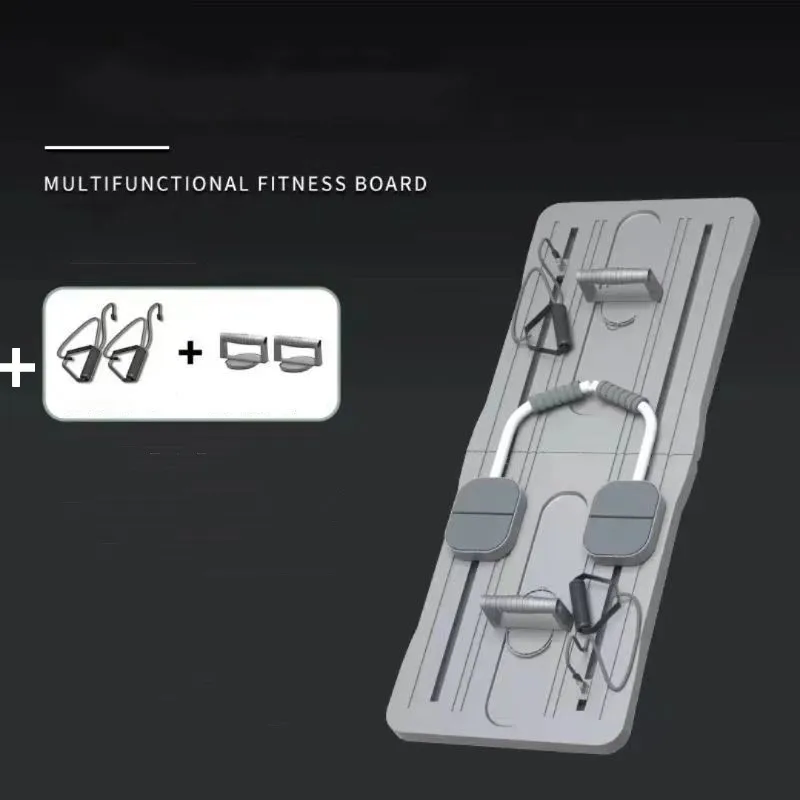 Multi Functional Six In One Healthy Belly Plate Automatic Rebound Wheel Home Exercise Abdominal Muscles Vest Line Fitness Board