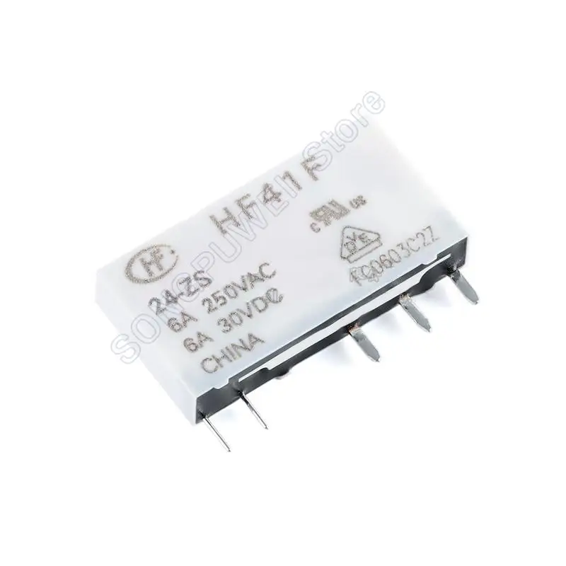   HF41F-024-ZS , HF41F - 05 012 024-ZS -HS -ZST -HST 41F-C2-1 HF41F-012-ZS, 5  6A, 5V, 12V, 24V, 60V DC, 20 