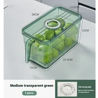 Boîte de conservation du réfrigérateur, boîte de conservation des aliments et des légumes de qualité alimentaire, boîte de stockage des boulettes glacées des fruits et des œufs 4