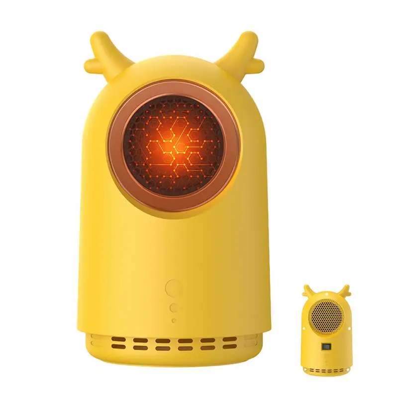 

Portable Heater Small Heater Fast Heating Cartoon Electric Warmer With Automatic Thermostat Control For Office Room Desk Indoor