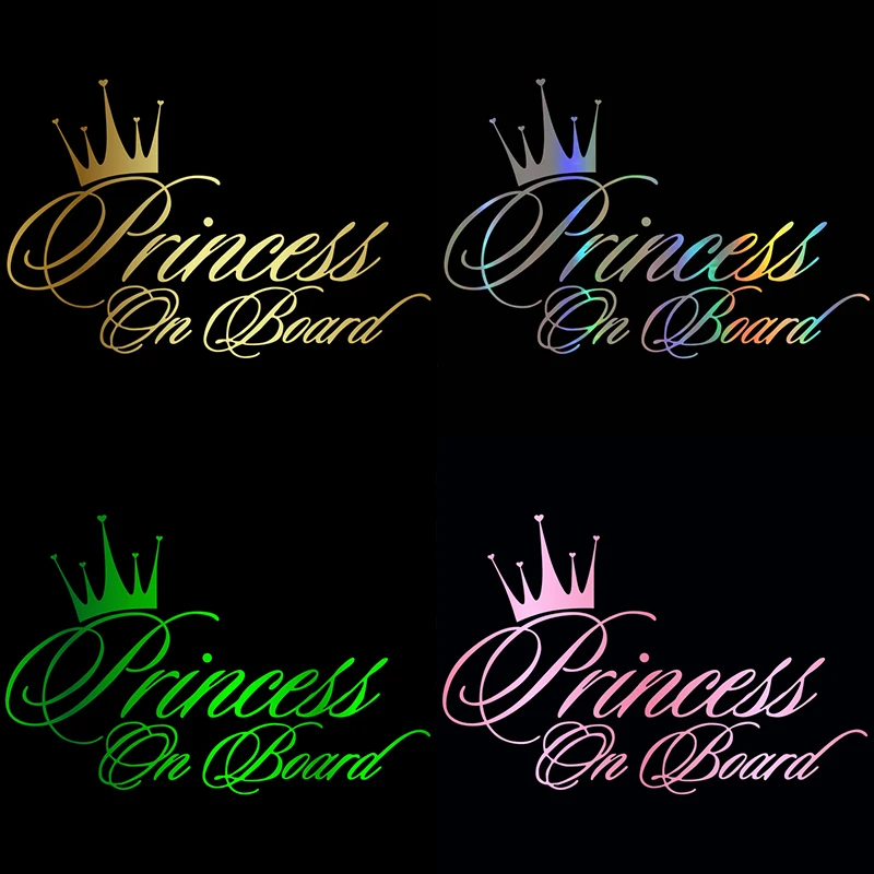 Car stickers HungMieh Car Sticker Girls Princess On Board 16.5*10.9CM Funny Car Decal Vinyl Sticker 3D Styling for Baby Kids Safty car sticker car body stickers