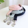 Winter Warm Dog Harness Leash Set Soft Fur Padded Dogs Vest Harness With Lead Leash Adjustable for Small Medium large Dogs Cats 4