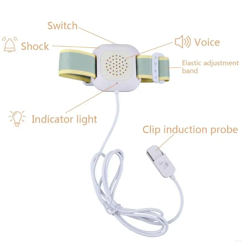 Q1FE Arm Wear Bed Wetting Alarm Bedwetting Enuresis Urine for Infant Toddler Kids Elderly Adult