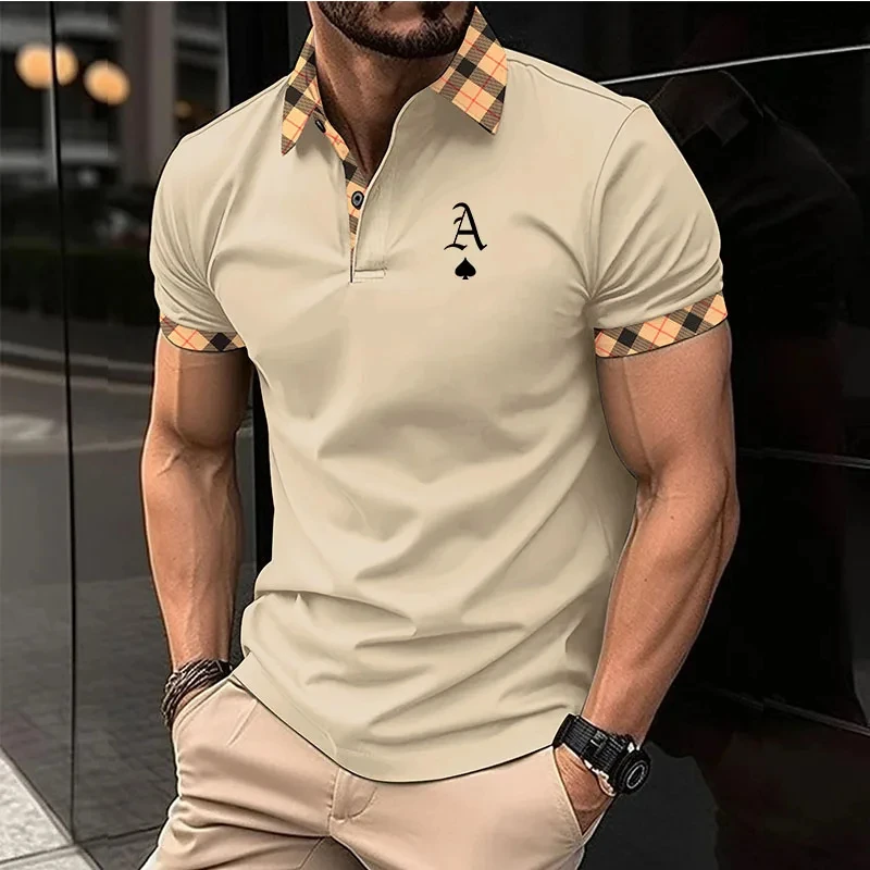 Fashion Simplicity Letter Print Polo T Shirt For Men Summer Outdoor Sports Golf Clothing Casual Lapel Short Sleeve Button Shirts 9 Sffc51d49ec76483d834aefd0ab71329c3