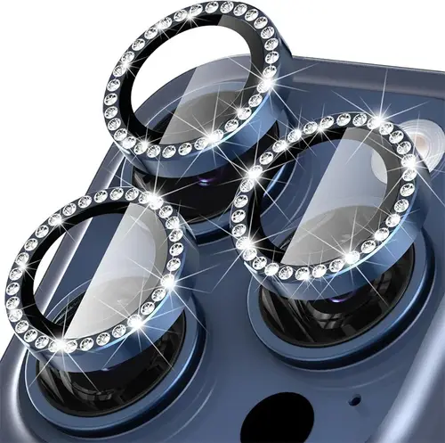 Glitter Diamond Rhinestone Camera Lens Protector for iPhone 17 Pro Max 16 16Pro 15 14  Plus 13 12 Mini 11 Air 17Pro 13Pro 12Pro - Image 9