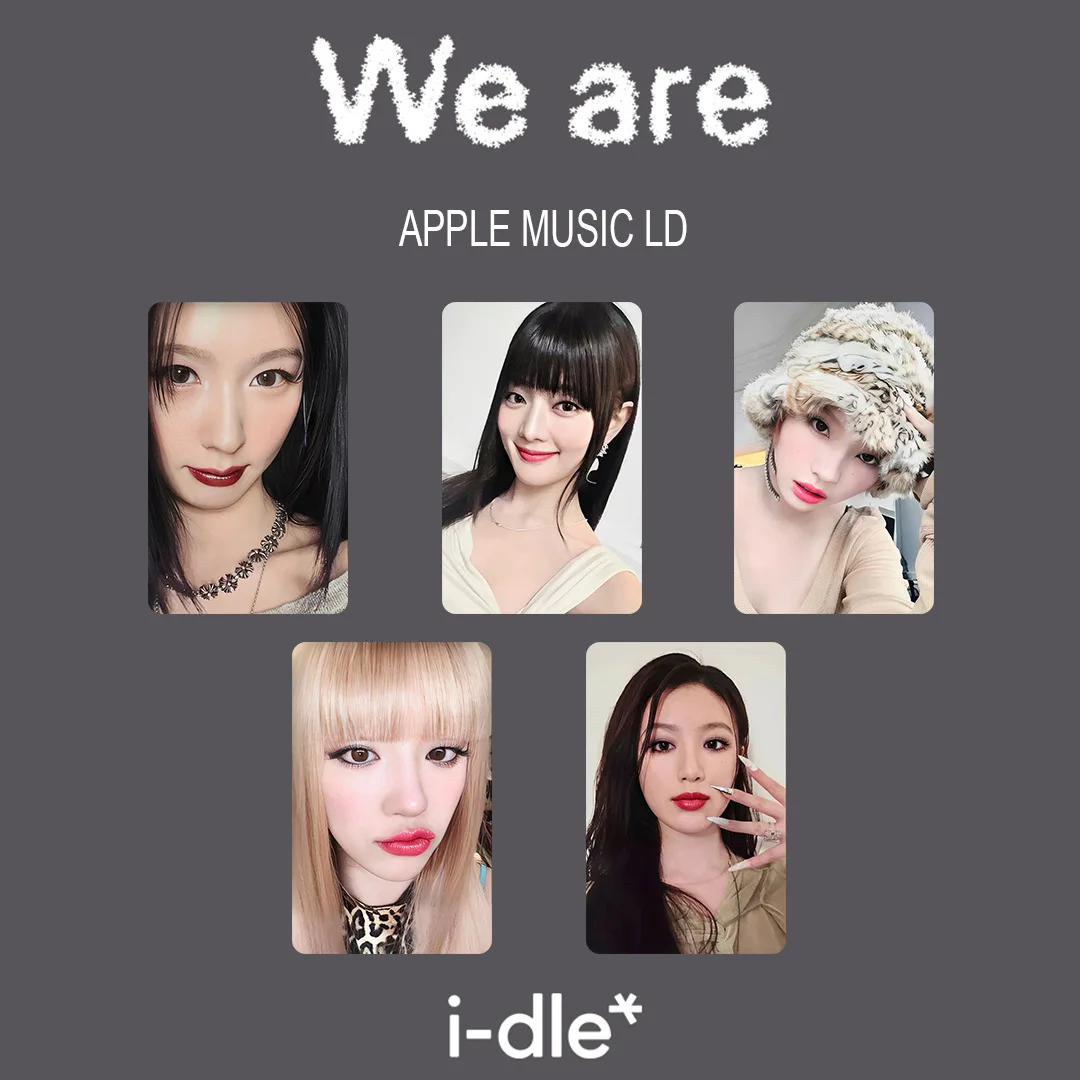 GIDLE IDLE Weare kpop together トレカ ５枚セット Kpop GIDLE 2th Mini Album We Are idle Card Set Special Card