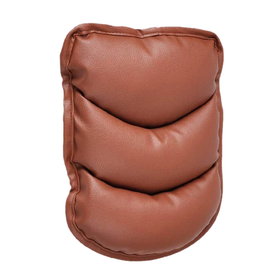 

PU Soft Leather Car Center Console Cushion(11X 8.6 Inches) Vehicle Seat Cushions Armrest Pillow Pad for Car Motor Auto Vehicle,