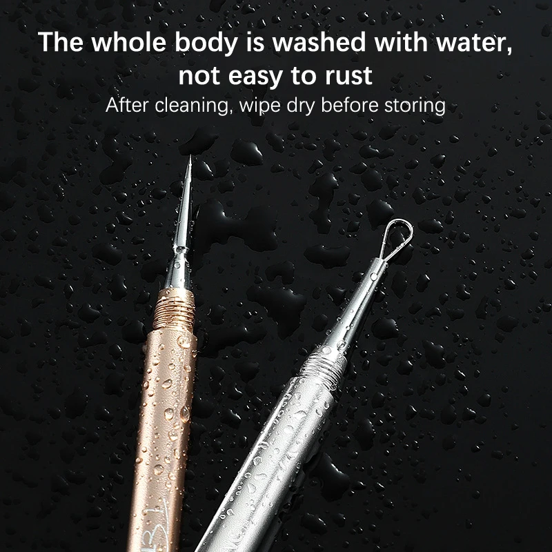 Double Head Blackhead Comedone Acne Blemish Extractor Remover Stainless Needles Blackhead Pimple Blemish Extractor Remove Tools blackhead remover acne remover