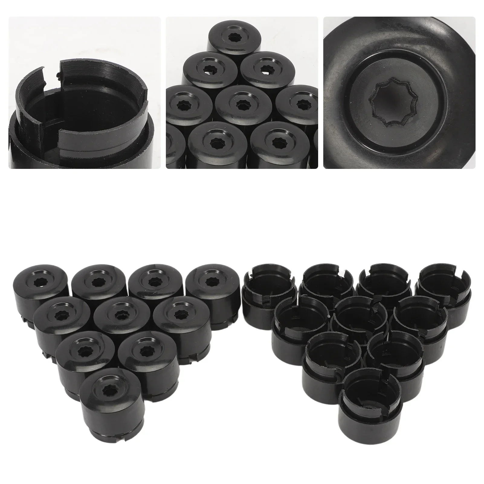20 PCS 19mm Car Hub Screw Cover Protective Caps Wheel Nut Screw Head Cover Caps for Transporter T5 T6 2003- Wheel Nut Caps Screw Caps Wheel Nut Covers Auto Accessories Car Accessories Bolt Nut Covers