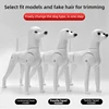 Pet Groomer Fake Dog Model New Three-In-One Model Teddy Ram Poodle Shape Head Practice Fake Hair 5