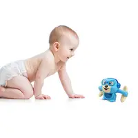 Rolling Monkey Toy Ping Dancing Toy 360 Degree Voice Control Tipping Monkey Cute Animal Toy Electric Ping 2