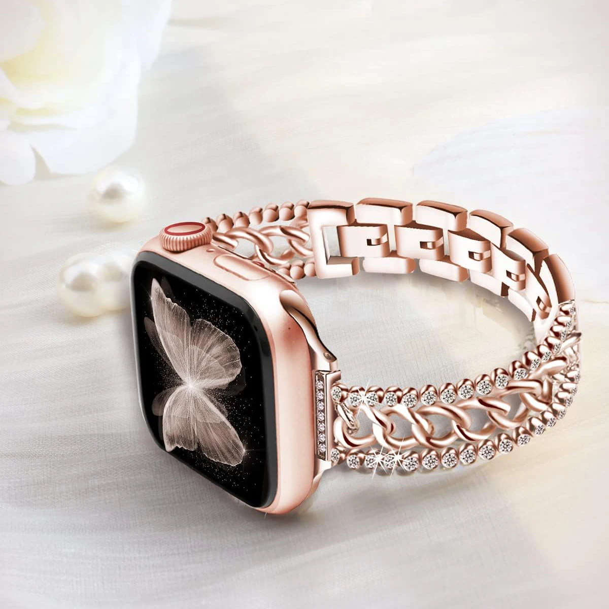 Chain Diamond Band for Apple Watch 49mm 45mm 42mm 44mm