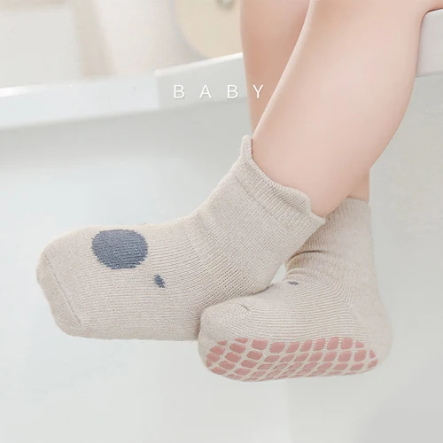 유아용 미끄럼 방지 양말, 귀여운 만화 바닥 스타킹, 신생아 액세서리, 여아 및 남아용, 5 켤레 2