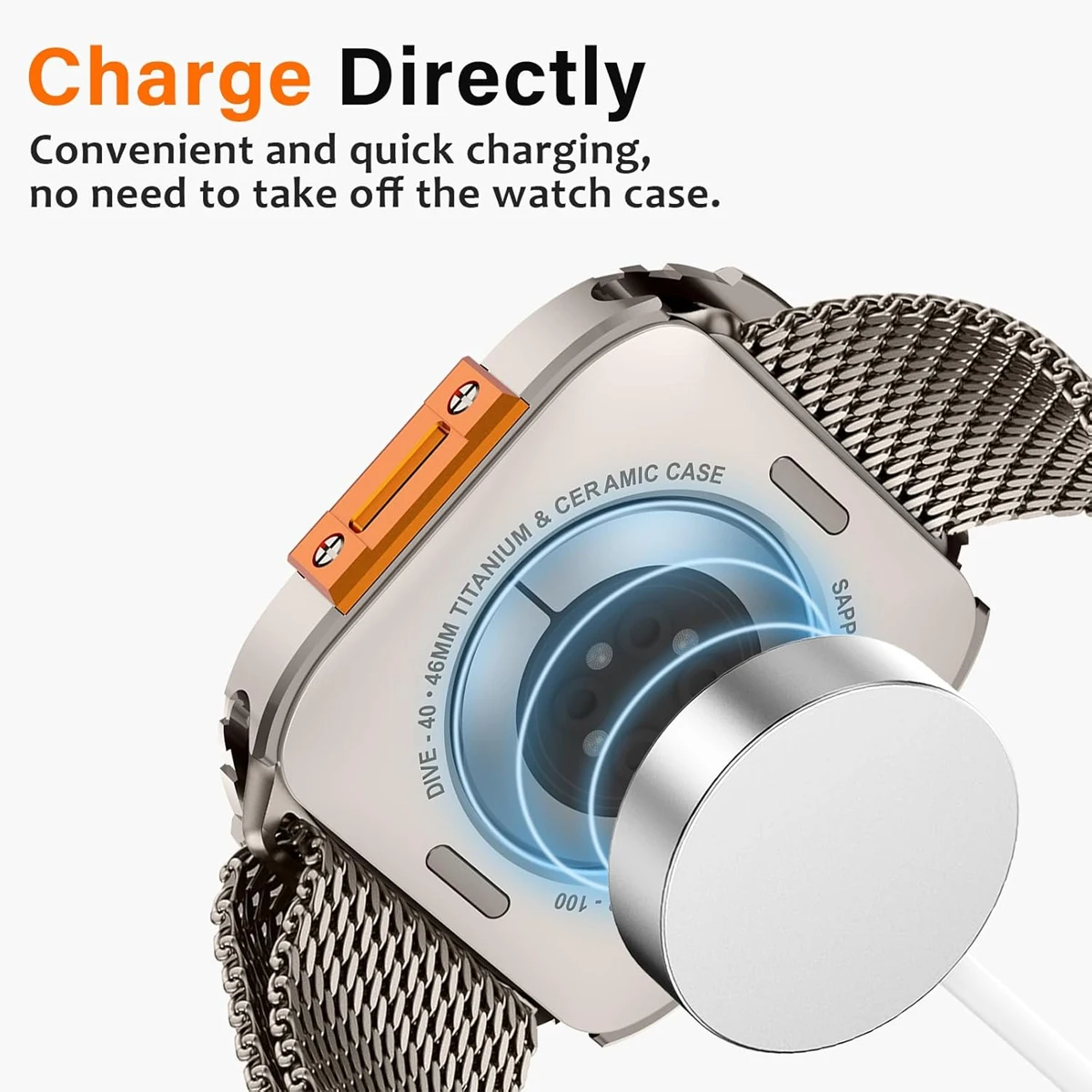 Luxury Alloy Metal Bumper Protector Frame for 46mm Smartwatch - Premium Protective Cover Accessory