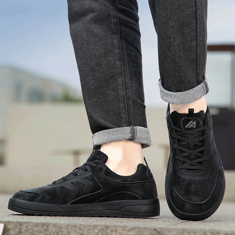 New 2025 Men's Wide Warm Fur Walking Sneakers for Winter Hiking Athletics Large Size Barefoot Casual Outdoor Shoes 3