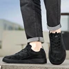 New 2025 Men's Wide Warm Fur Walking Sneakers for Winter Hiking Athletics Large Size Barefoot Casual Outdoor Shoes 3