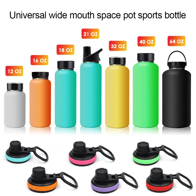 Bottle Straw Flip Lid Cap Replacement Lid for Wide Mouth Water Bottle  Outdoor Portable Fashion Plastic Bottle - AliExpress