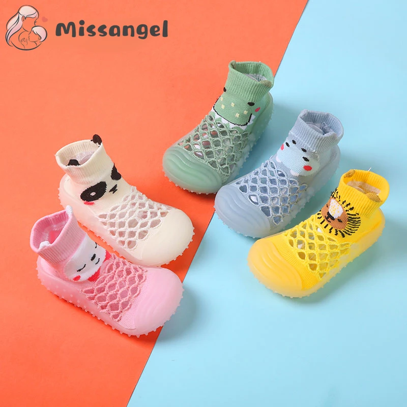 Baby Shoes Unisex Boy Girl Toddler Floor Animal Handmade Socks Shoes Soft Sole Newborn Infant