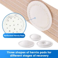 VELPEAU Umbilical Hernia Belt Baby for Infant Belly Button Wrap Truss Abdominal Binder with 3 Different Shapes Compression Pads 4