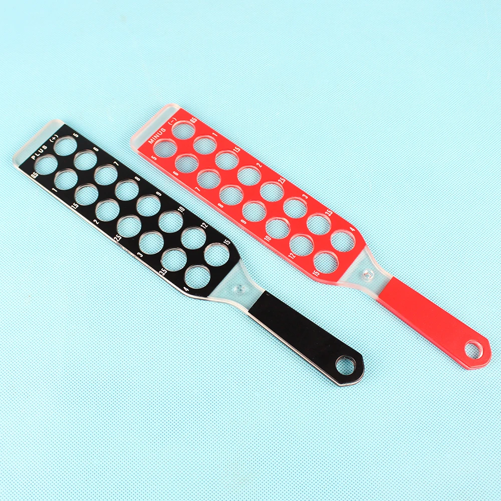 High Accuracy Optical Retinoscopy Rack Lens Set 32 Lenses Nylon Pocket