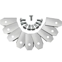 45PCS Trimmer Blade Lawn Mower Grass Replacement Trimmer Cutter Piece For Husqvarna Automower/Gardena Robotic Lawnmower 2