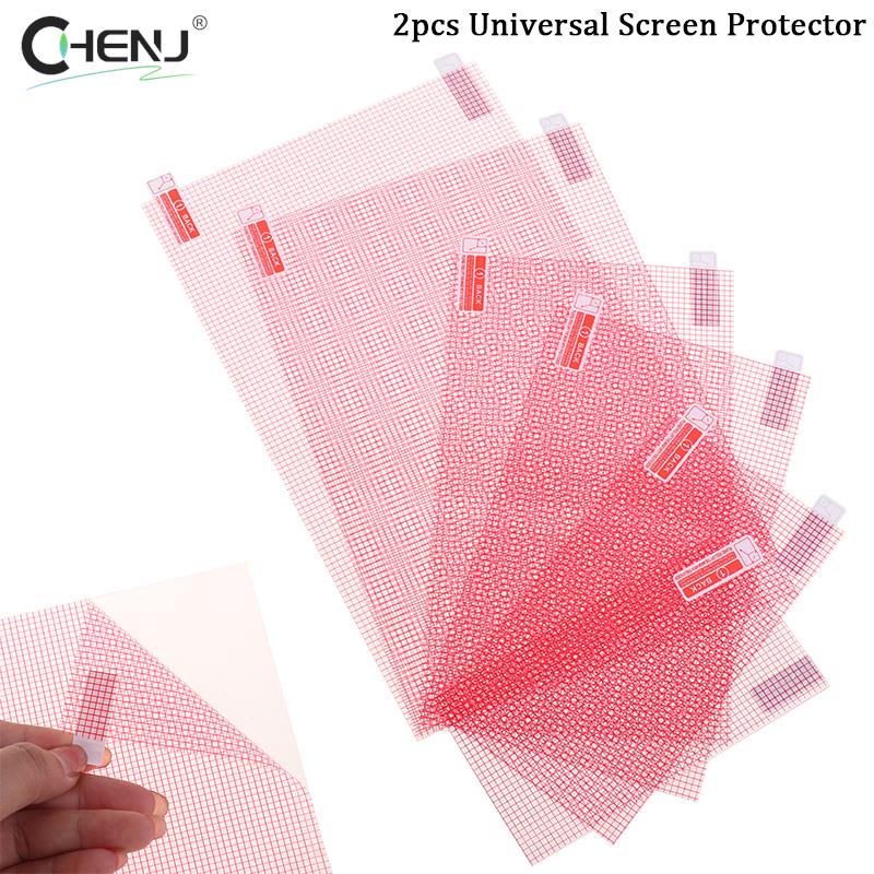2pcs Universal Screen Protector 5/6/7/8/9/10 Inch Smart Phone Tablet GPS Anti-dust Anti-scratch Protective Film