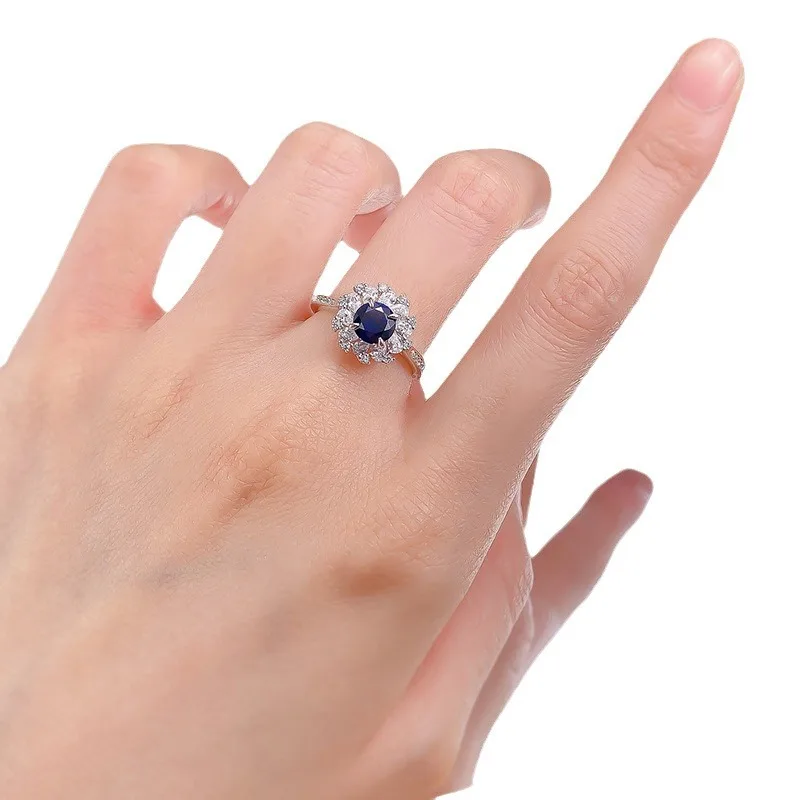 S925 мл лмлё? мк°? н’? лммл?￢л“? л°?м§?, 6.0mm лё”л?Ё м≫?л?°л, м?￢м н?Ём…? нк·?м, ммн’?