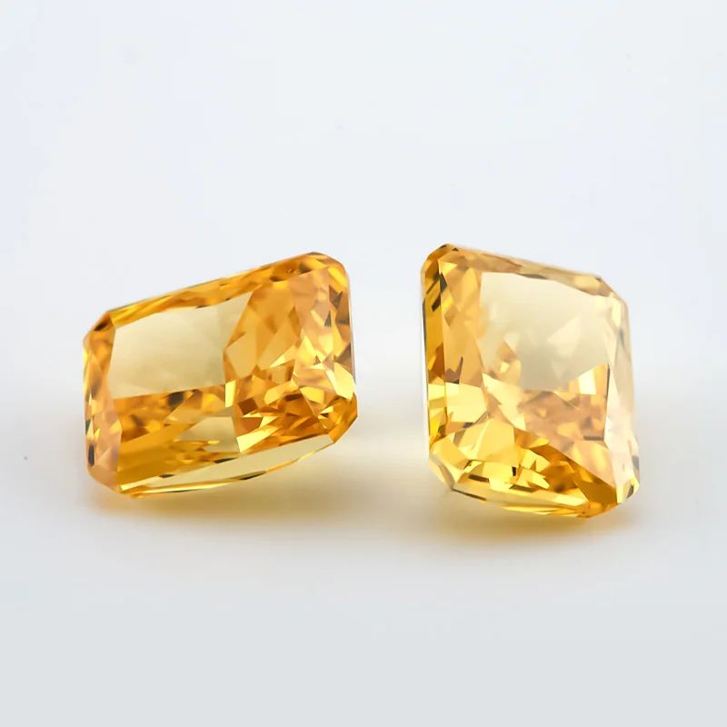 6x8mm 7x9mm Oktagon Radiant Crushed Ice Cut Lose Kubische Zirkonia 5A Verschiedene Farben Synthetische CZ-Steine für Schmuckherstellung – Detail 7