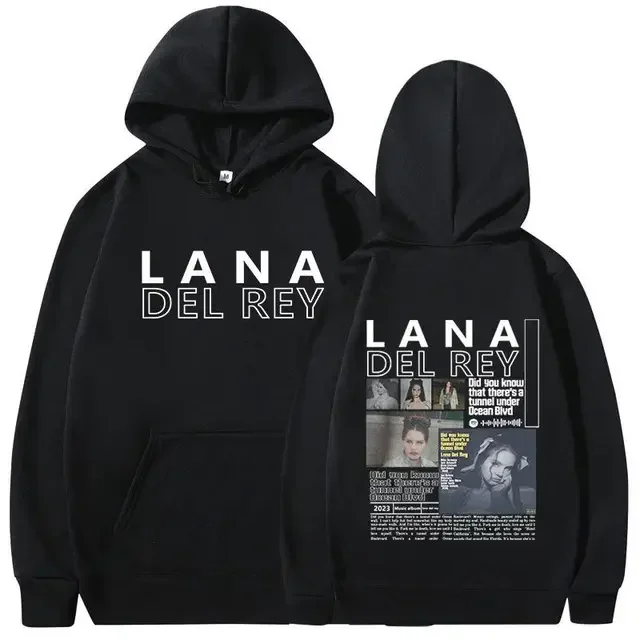thumbnail image 1 of Sudadera con capucha de Lana Del Rey para hombre y mujer, suéter de algodón con estampado de álbum de música, jersey de gran tamaño, ropa superior de invierno, 1 of 5