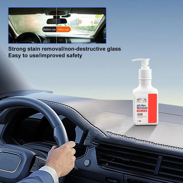 Oil Film Remover Car Glass Polishing Degreaser Cleaner Oil Film Clean  Removing Paste Auto Windshield Window Cleaner 200g