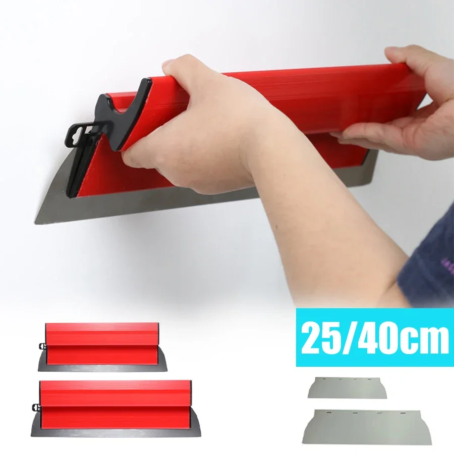 Plastering Blade Skimming Blade Painting Finishing Smoothing Knock-Down Knife Durable Drywall Wall Plastering Tools