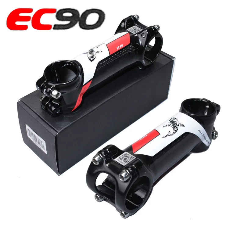 EC90 Mountain Bike Stem Carbon Aluminum Alloy Carbon Road Bike Stems 3K 28.6-31.8MM 6 Degree Bicycle Riding Accessories Specific
