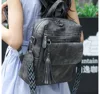 New Fashion Tassels Designer High Quality Leather Backpacks Women's Casual Large Capacity Travel Shoulder Bags Vintage Totes 6